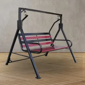 Stylish balcony swing with comfortable seating for outdoor space